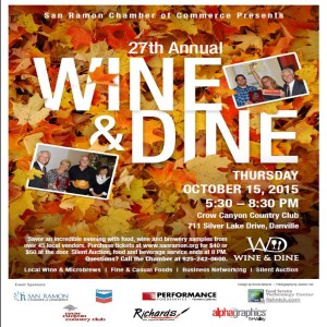 wine and dine flyer