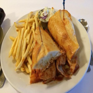 Barbeque Pork Loin Sandwich